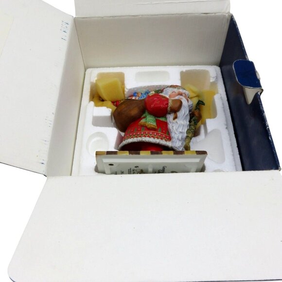 THE GREENWICH WORKSHOP Olde World Santa Limited Edition Porcelain Figurine Vinta - Picture 7 of 12